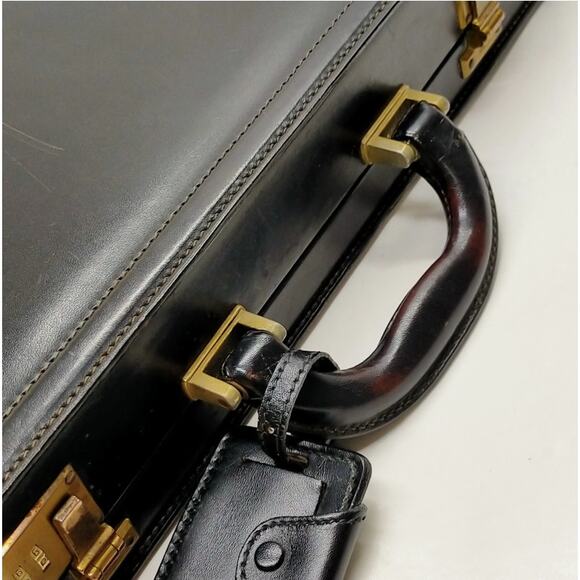 💎✨Authentic✨💎Vintage Gucci Hand Bag Black Leather - Picture 4 of 9